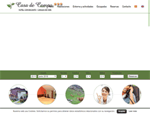 Tablet Screenshot of hotelcasadecampo.es